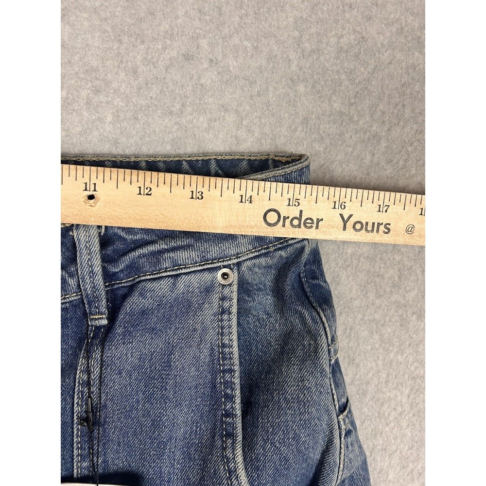 Zara Light Blue Wide-Leg Cargo Jeans - Picture 10 of 14